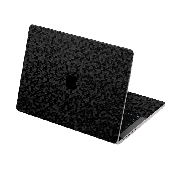 MacBook PRO 14  (2024, M4) LUXURIA BLACK HONEYCOMB 3D TEXTURED Skin Cheap