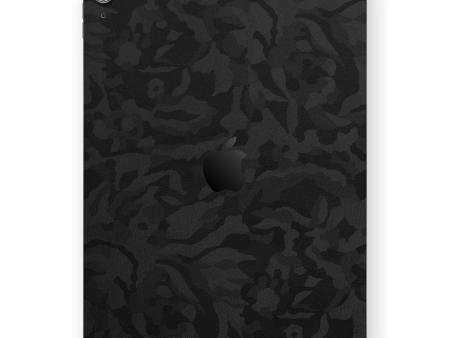 iPad AIR 13” (M2) Luxuria BLACK CAMO 3D TEXTURED Skin Discount