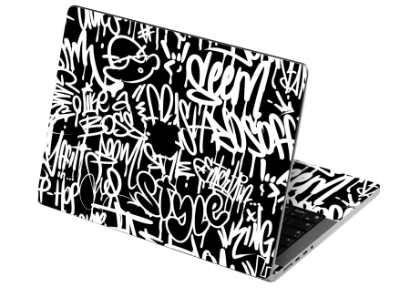 MacBook PRO 16  (2021 2023) SIGNATURE Monochrome Graffiti Skin Online