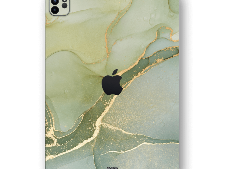 iPad PRO 11  (2020) SIGNATURE AGATE GEODE Green-Gold Skin Online Sale