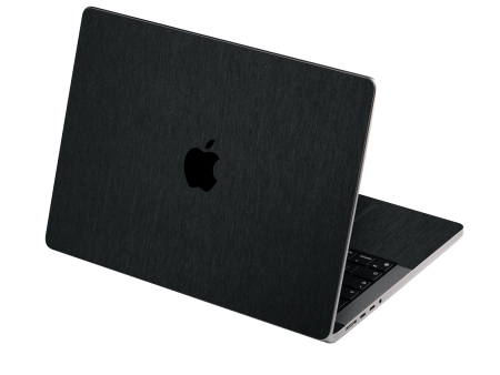 MacBook PRO 14  (2021) BRUSHED BLACK Metallic Skin Online Sale