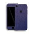 iPhone 8 BRUSHED BLUE Metallic Skin For Discount