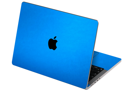 MacBook PRO 14  (2024, M4) SATIN BLUE Metallic Skin Online now