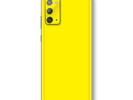 Samsung Galaxy NOTE 20 GLOSSY Lemon Yellow Skin Discount