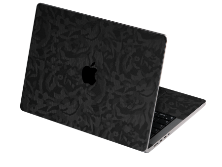 MacBook PRO 14  (2024, M4) Luxuria BLACK CAMO 3D TEXTURED Skin Cheap