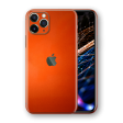 iPhone 11 Pro MAX GLOSSY FIERY ORANGE TUNING Metallic Skin Fashion