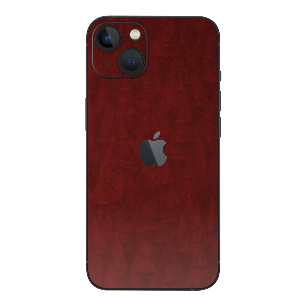 iPhone 13 MINI LUXURIA Scarlet Satin Wood Skin For Cheap