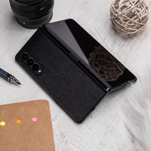 Samsung Galaxy Z FOLD 3 BRUSHED BLACK Metallic Skin Supply