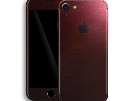 iPhone 8 GLOSSY BLACK ROSE Metallic Skin For Sale