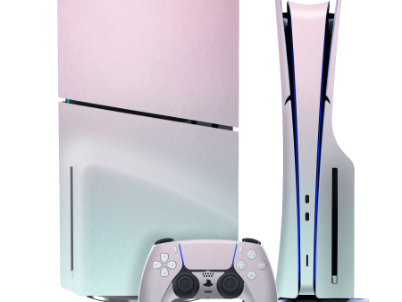 PS5 Slim (DISC Edition) CHAMELEON AMETHYST Matt Metallic Skin Fashion