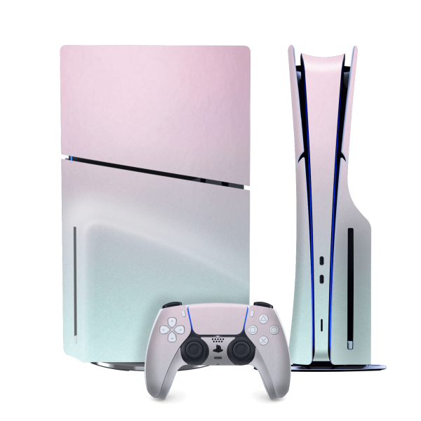 PS5 Slim (DISC Edition) CHAMELEON AMETHYST Matt Metallic Skin Fashion