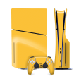 PS5 Slim (DISC Edition) LUXURIA Tuscany Yellow Textured Skin on Sale