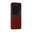 Samsung Z Flip 6 LUXURIA Scarlet Satin Wood Skin For Sale