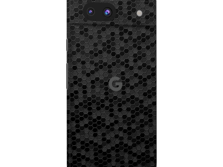 Google Pixel 8a LUXURIA BLACK HONEYCOMB 3D TEXTURED Skin on Sale