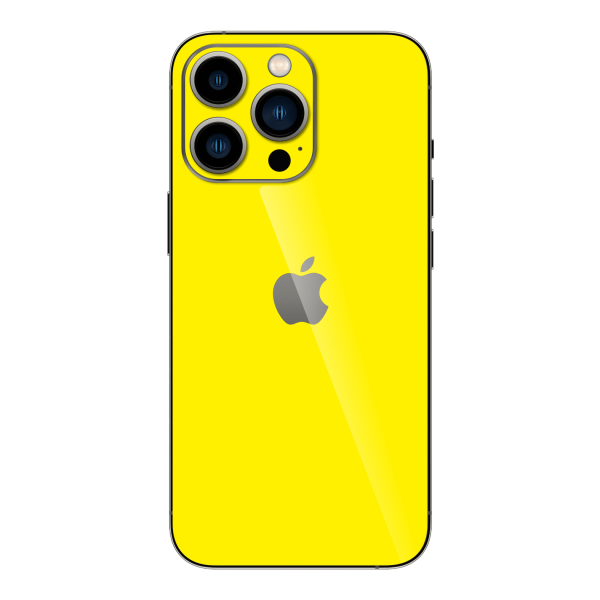 iPhone 14 PRO GLOSSY Lemon Yellow Skin Online Hot Sale