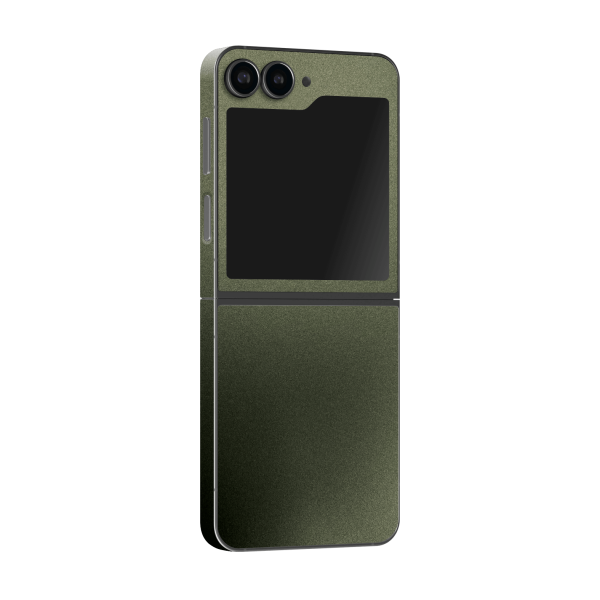 Samsung Z Flip 6 Military Green Metallic Skin Cheap