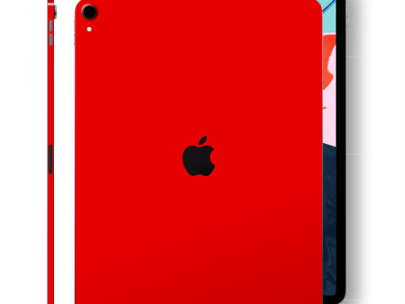 iPad PRO 12.9-inch Glossy BRIGHT RED Skin (3rd Gen, 2018) Cheap