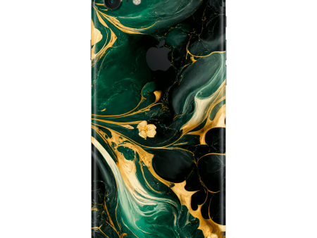 iPhone 8 SIGNATURE AGATE GEODE Royal Green-Gold Skin Discount