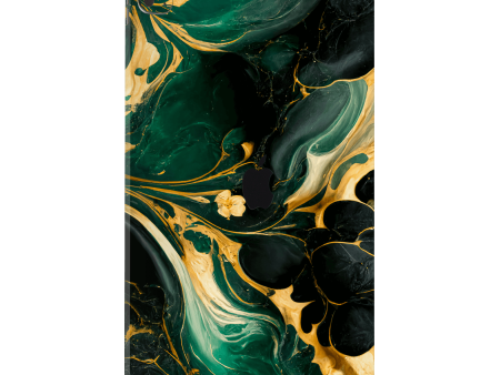 iPad PRO 13” (M4, 2024) SIGNATURE AGATE GEODE Royal Green-Gold Skin Online