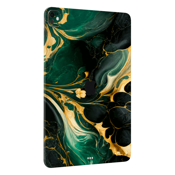 iPad PRO 13” (M4, 2024) SIGNATURE AGATE GEODE Royal Green-Gold Skin Online