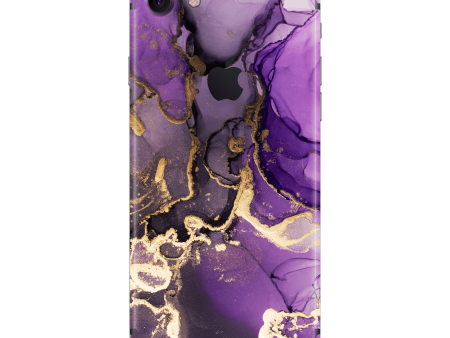 iPhone 8 SIGNATURE AGATE GEODE Purple-Gold Skin on Sale