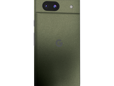 Google Pixel 8a Military Green Metallic Skin Fashion