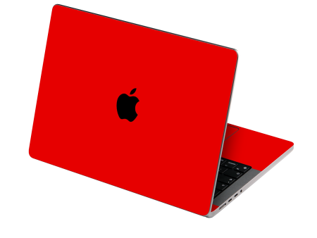 MacBook PRO 14  (2021) GLOSSY Bright Red Skin Cheap