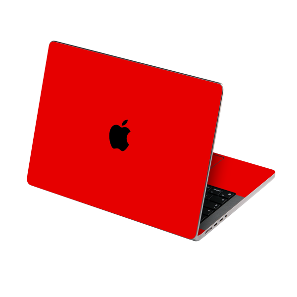 MacBook PRO 14  (2021) GLOSSY Bright Red Skin Cheap