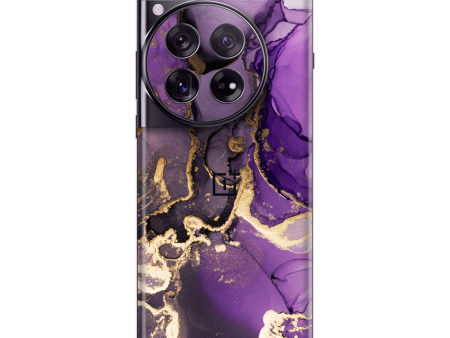 OnePlus 12 SIGNATURE AGATE GEODE Purple-Gold Skin Cheap