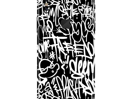 iPhone XS MAX SIGNATURE Monochrome Graffiti Skin Cheap