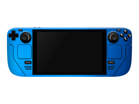 Steam Deck Oled SATIN BLUE Metallic Skin Discount