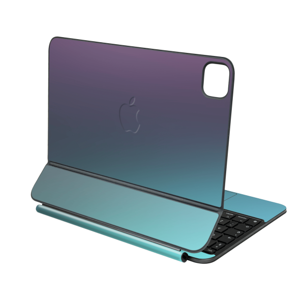 Magic Keyboard for iPad Pro 11” (M4, 2024) CHAMELEON TURQUOISE LAVENDER Matt Metallic Skin Cheap