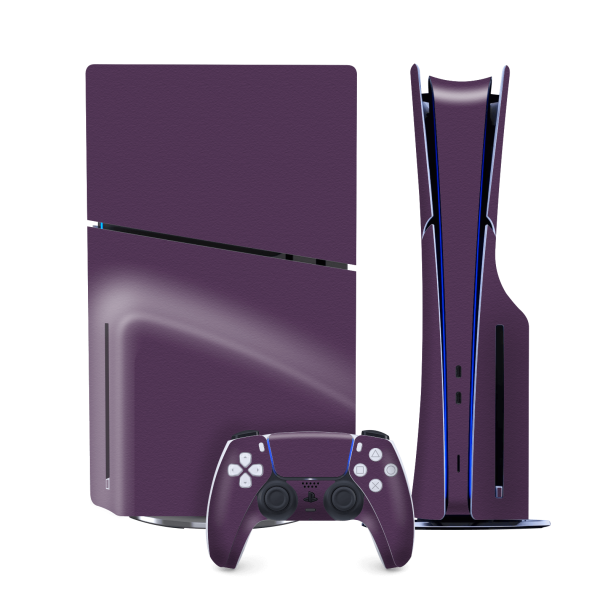 PS5 Slim (DISC Edition) LUXURIA PURPLE Sea Star Textured Skin Fashion