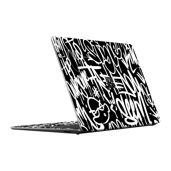 Surface Laptop 4, 13.5” SIGNATURE Monochrome Graffiti Skin Discount