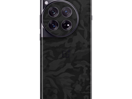 OnePlus 12 Luxuria BLACK CAMO 3D TEXTURED Skin Fashion