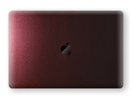 MacBook Pro 13  (2020) GLOSSY BLACK ROSE Metallic Skin For Discount