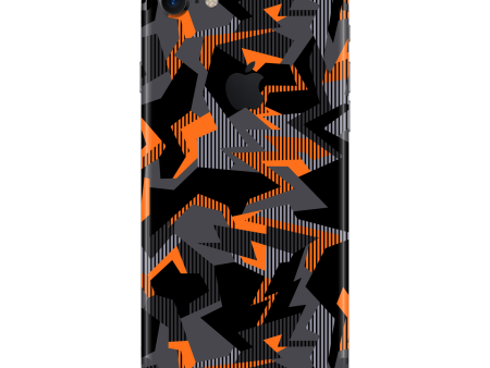 iPhone 8 SIGNATURE Sharp-Edged Orange CAMO Skin For Discount