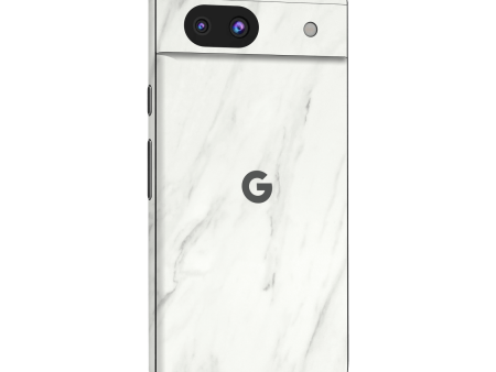 Google Pixel 8a LUXURIA White MARBLE Skin For Cheap