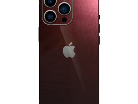 iPhone 13 Pro MAX GLOSSY BLACK ROSE Metallic Skin For Cheap