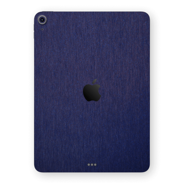 iPad AIR 4 5 (2020 2022) BRUSHED BLUE Metallic Skin For Sale