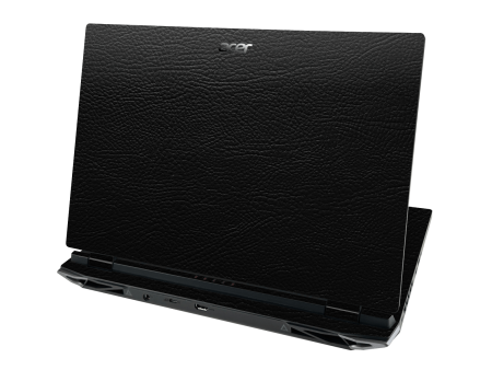 Acer NITRO 5 (17-inch) LUXURIA RIDERS Black LEATHER Textured Skin on Sale