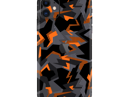 iPhone 11 SIGNATURE Sharp-Edged Orange CAMO Skin Online Hot Sale