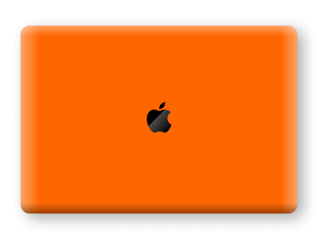 MacBook Pro 13  (2020) GLOSSY Orange Skin For Cheap