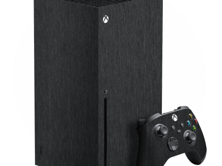 XBOX Series X BRUSHED BLACK Metallic Skin Online