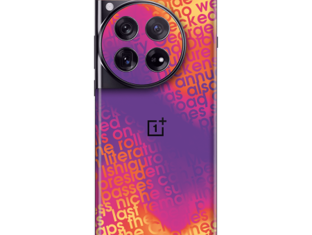 OnePlus 12 SIGNATURE Inferno Swirl Skin Online now