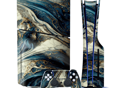 PS5 Slim (DISC Edition) SIGNATURE AGATE GEODE Naia Skin Online now