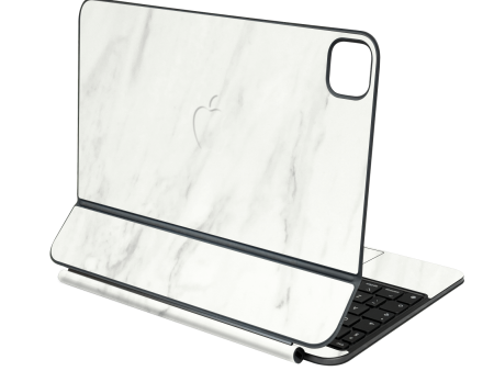 Magic Keyboard for iPad Pro 11” (M4, 2024) LUXURIA White MARBLE Skin Online Hot Sale