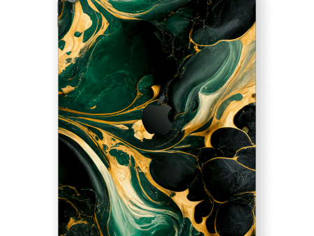 iPad Air 11” (M2) SIGNATURE AGATE GEODE Royal Green-Gold Skin Supply