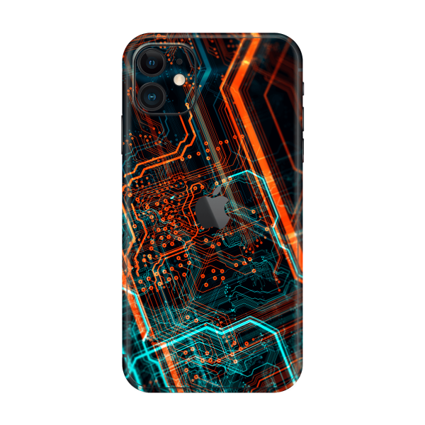 iPhone 11 SIGNATURE NEON PCB Board Skin Discount