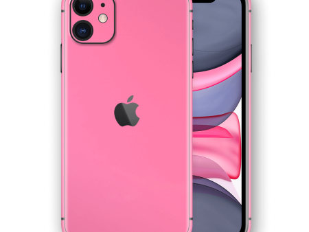 iPhone 11 GLOSSY HOT PINK Skin Online now